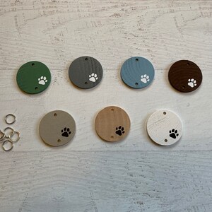 Paw Print Disc, Fur Babies, Dog, Cat, Birthday Board Tags, Wooden Discs, Birthday Boards, Celebration Boards, Birthdays, Gift