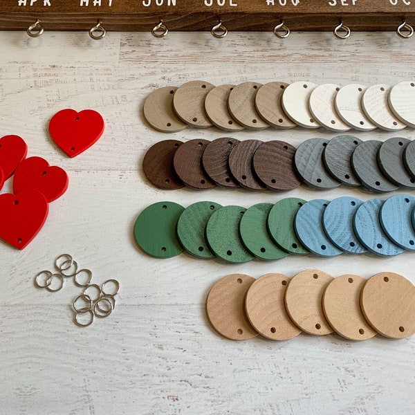 Birthday Board Tags, Extra Additional Discs, Wooden Discs, Birthday Boards, Celebration Boards, Birthdays, Anniversary, Gift