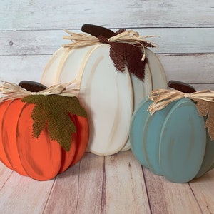 Wood Pumpkins, Stacked Pumpkins, Freestanding, Fall Decor, Autumn, Rustic Pumpkin, Thanksgiving