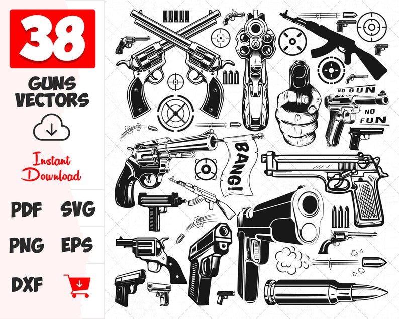 Download Weapon Silhouette Vector Cricut Sniper Svg Png Top Gun Svg Shotgun Svg Hunting Svg 38 Guns Clipart Design Gun Flag Svg Cricut Svg Clip Art Art Collectibles