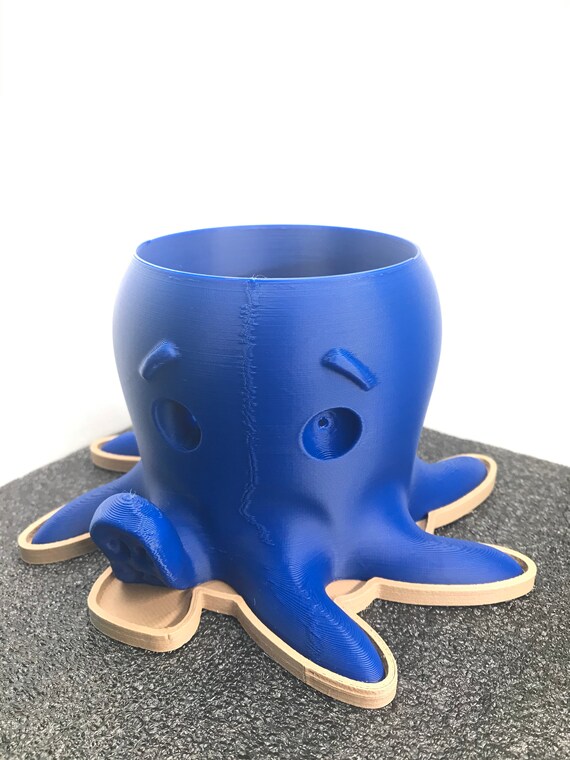 3D Printed Octopus Pot/planter Etsy
