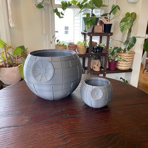 3D Printed Death Star Planter