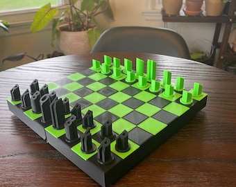 3D Printed Compact Chess set