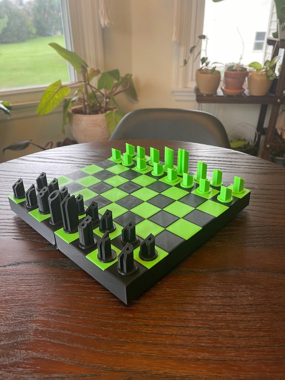 3D Chessboard  Chess set unique, 3d chess, Chess board