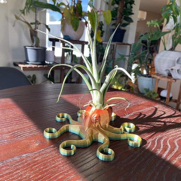 3D Printed Octopus Planter