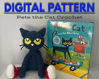 Pete the Cat Crochet Pattern