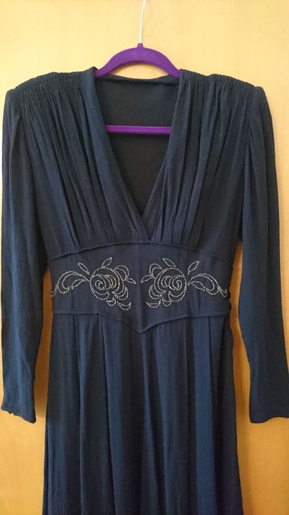 original 40s dress 40s vintage dress size XS rhine