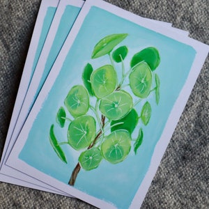 Pilea Plant - A5 Print