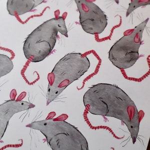 Ratsratsrats - A5 Print
