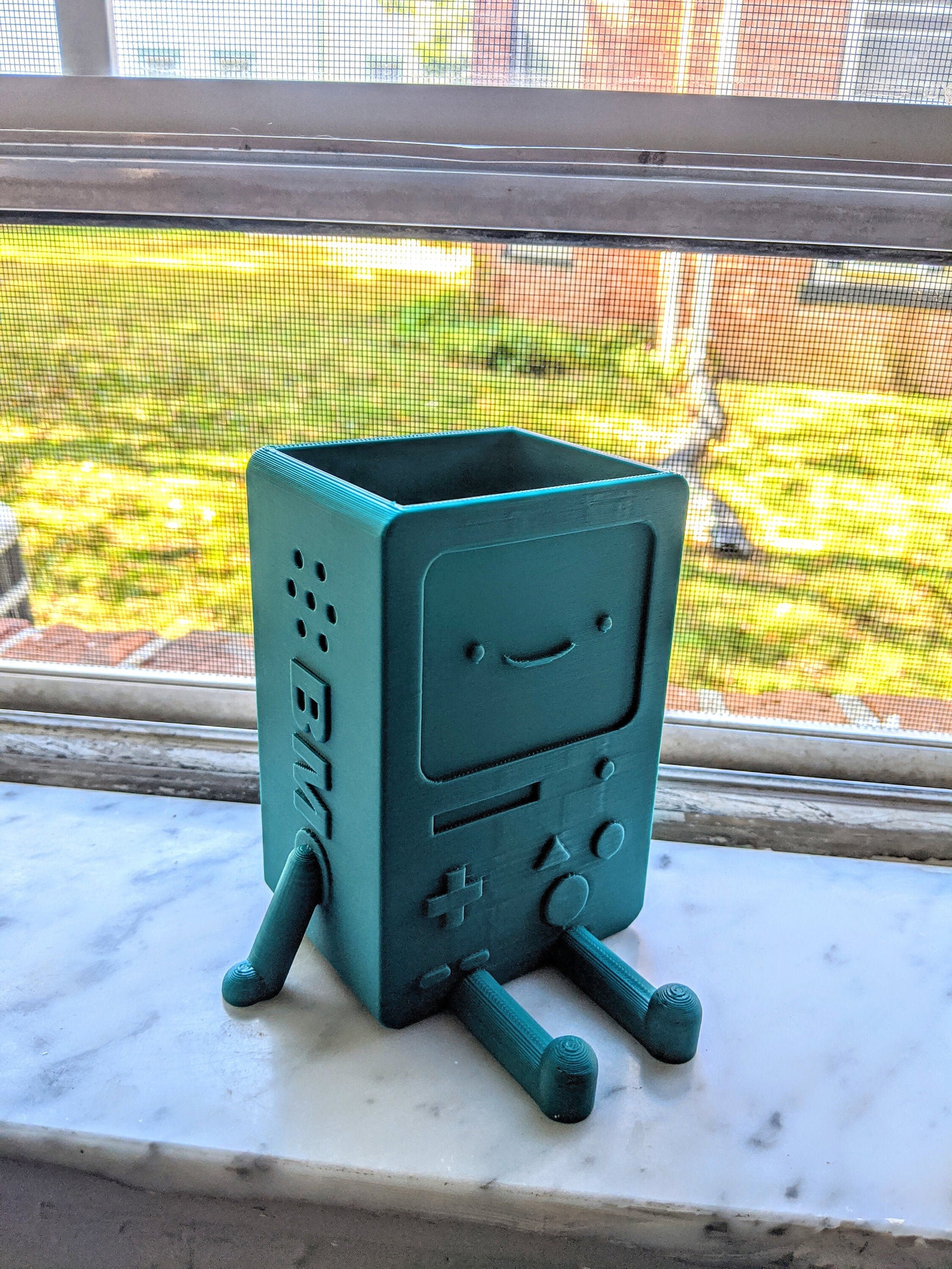 BMO Plant Pot from Adventure Time Planter for Succulents or Small Plants
