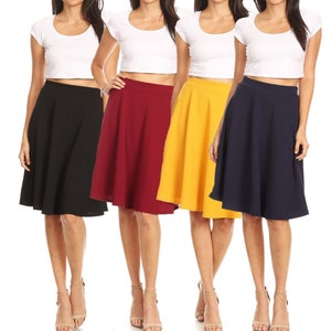 DAZY Solid Layer Mesh Skirt