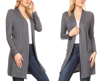 Loose Fit Cardigan - Etsy