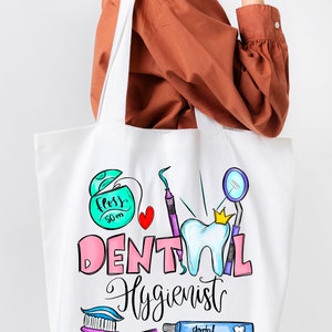 Dental Assistant Sublimation PNG Design, Dental Hyhienist, Dentist, Hand Drawn Digital download, Printable Digital Art, Dental Life image 3