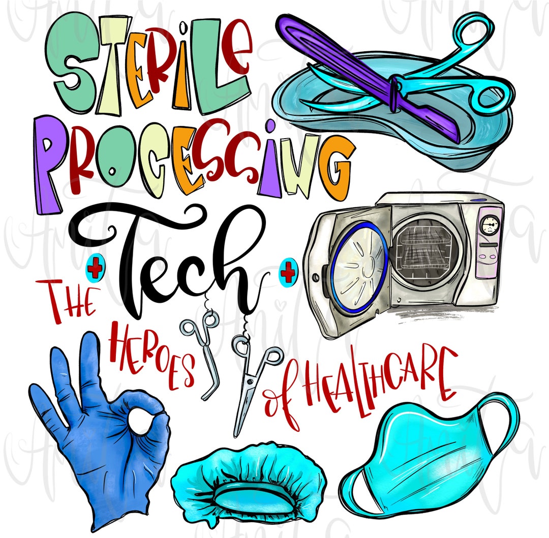 Sterile Processing Tech Sublimation PNG Design SPD Technician Sterile Processing Tech Sublimation PNG Design SPD Technician