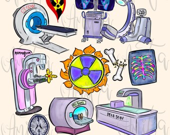 Radiology Sublimation Design PNG, Radiology, Radiologic Technologist, x-ray tech, Hand Drawn digital download, Rad Technologist, CT scan