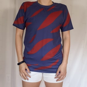 Kirishima Striped Cosplay Unisex T-Shirt | Women&#39;s, Men&#39;s, Youth, & Kids Sizes!