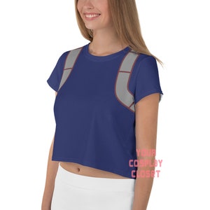 Fire and Ice Hero Cosplay Crop Top