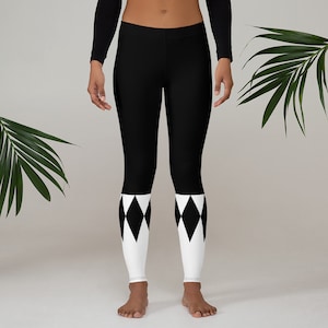Black Fighter Cosplay Leggings or Capris | Women&#39;s, Plus, Baby, Kids, Youth, & Men&#39;s Sizes!