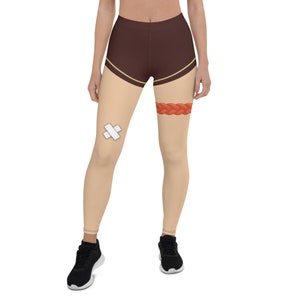 Xiangling bruine valse shorts cosplay legging | Dames-, plus-, kinder-, jeugd- en herenmaten!