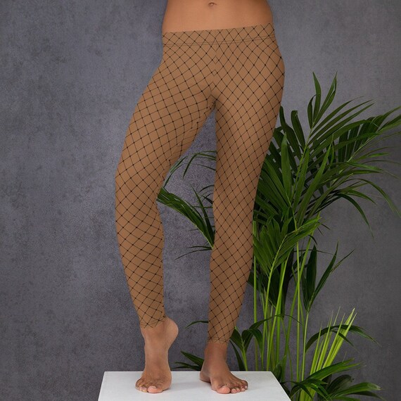 Fishnet capri leggings hotsell