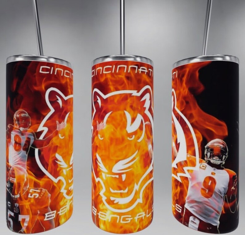 Cincinnati Bengals Tumbler Wrap Etsy