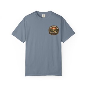 Narrow Path Outfitters Mountain Logo T-Shirt | Retro Outdoor Patch Tee