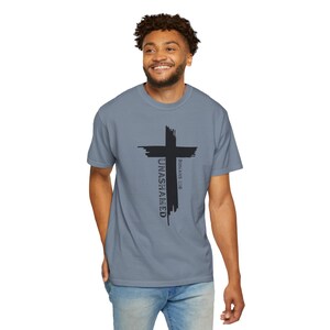 Unashamed Romans 1:16 Christian T-Shirt | Gospel Scripture Tee, Religious Apparel