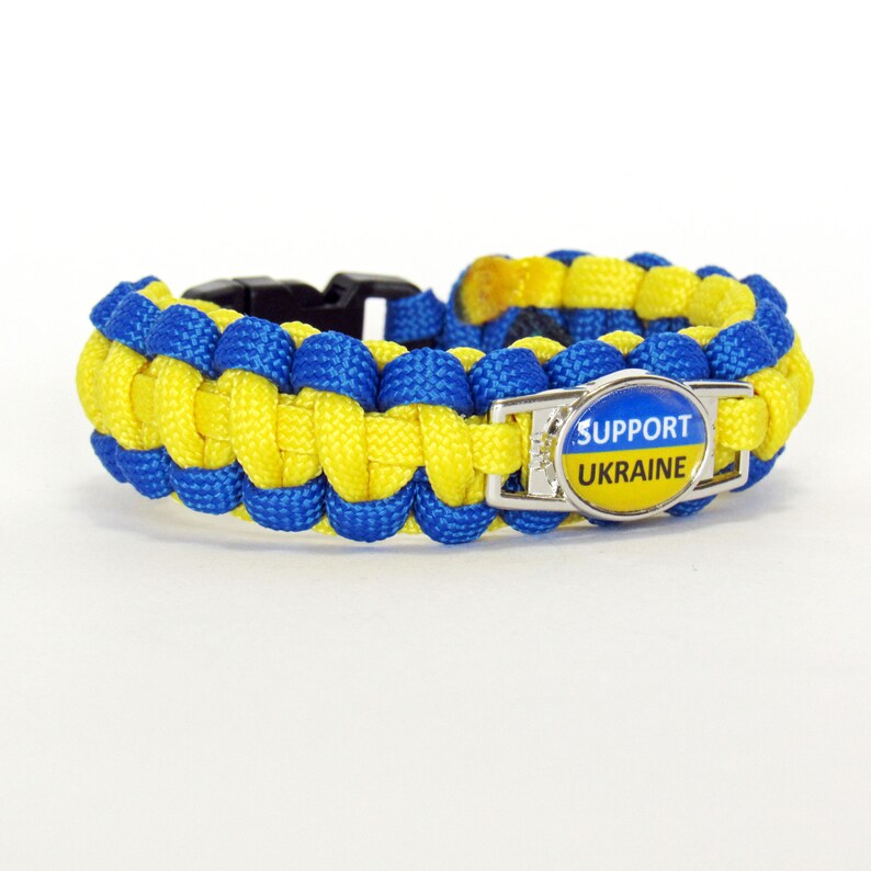 Customized support Ukraine Paracord Bracelet Etsy