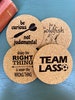 Ted Laso Cork Coasters, Soccer, Ted Laso Gift, Custom Coasters, Ted Lasso, Set, Be A Goldfish, Be Curious Not Judgmental, Team Lasso 