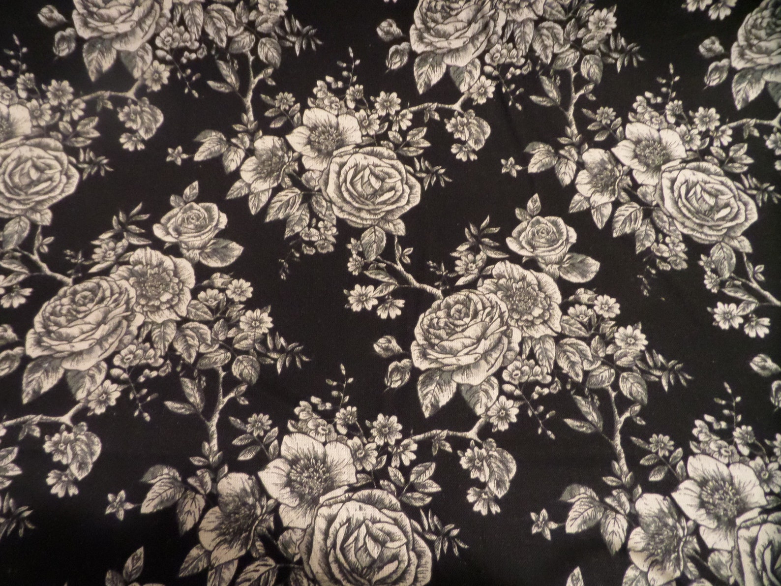 108 Wide Back Black Cotton Quilting Fabric Etsy