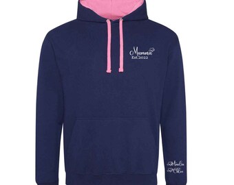 Custom Mumma Hoodie, Mum Birthday Gift Personalised Mum, Christmas gift for mum New Mum Gifts Mum To Be Jumper, Mummy Hoodie New Mum Hoodies