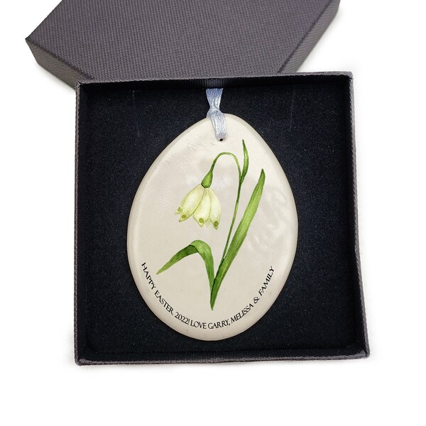 Easter Decorations - Easter Decor - Snowdrop Ornament - Personalised Easter Gifts - Snowdrop Gifts - Easter 2023 - Easter Tree Decorations