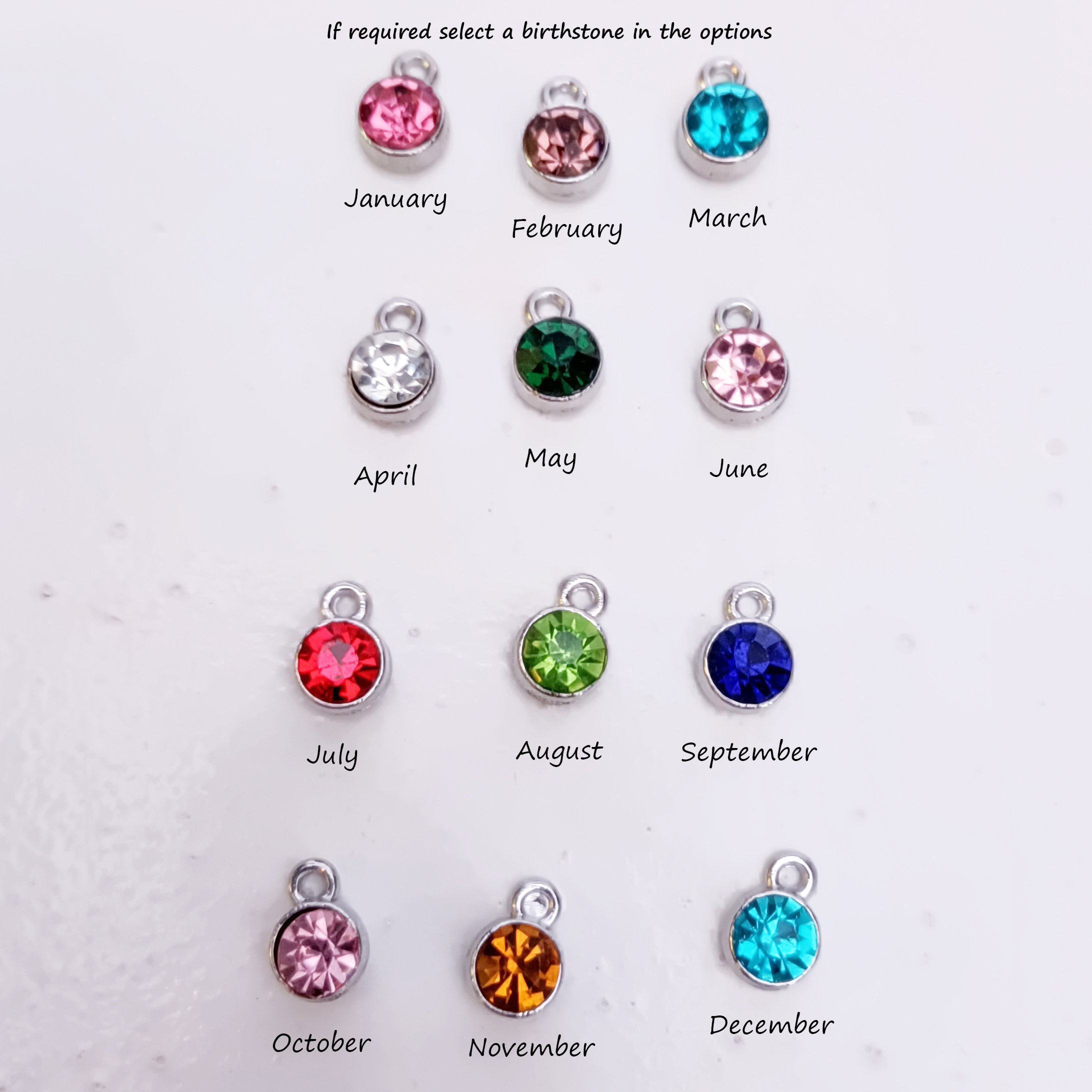 Birthstone Keyring - Birth Stone Keychain - March birthday gifts - Friendship Key  ring - Personalised Birthday Gift For Her March Baby 2023