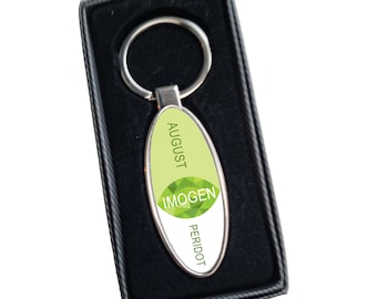 August Birthstone - Birthstone Gift - Groomsmen Gift - Personalised Keychain - Bottle opener Keryring - Bestman Gift Proposal