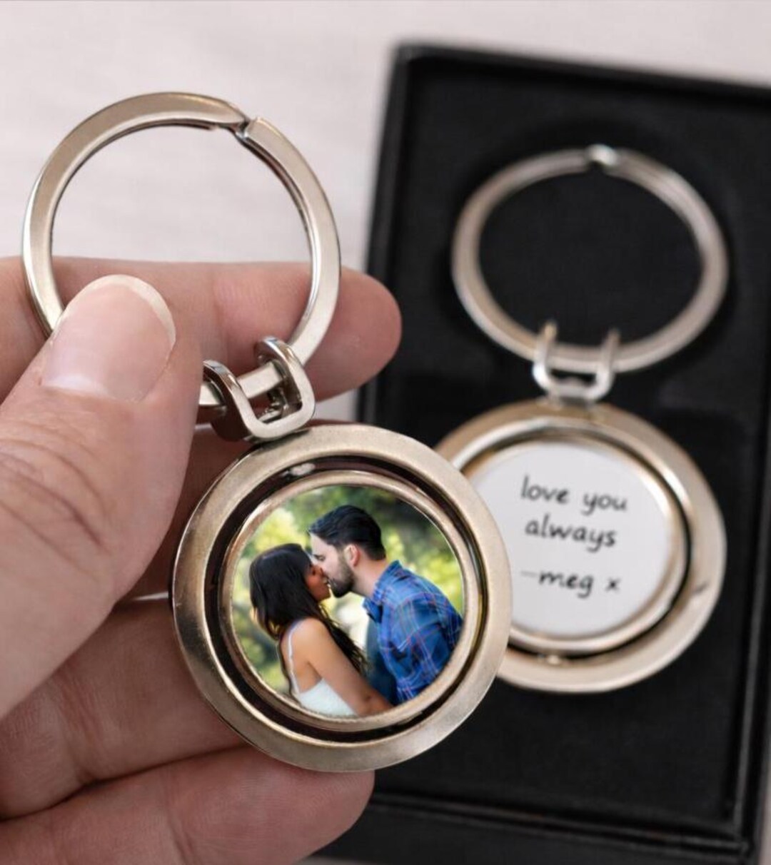 Key Ring Only Personalised Photo Keyring – Birthday Gift for Boyfriend | Valentine’s ...