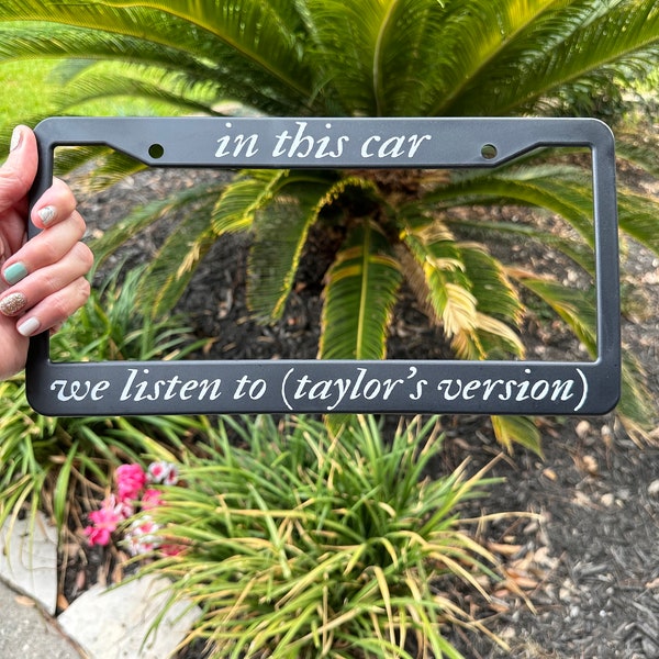 The Taylor License Plate Etsy