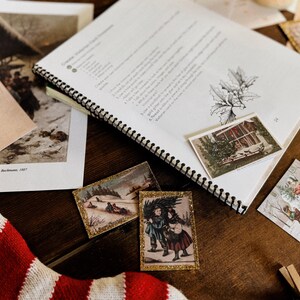 Guía de aprendizaje para las vacaciones navideñas victorianas / 5 lecciones / Estudio de unidad sobre la Navidad tradicional / Hora de la mañana / Descarga instantánea imprimible imagen 3