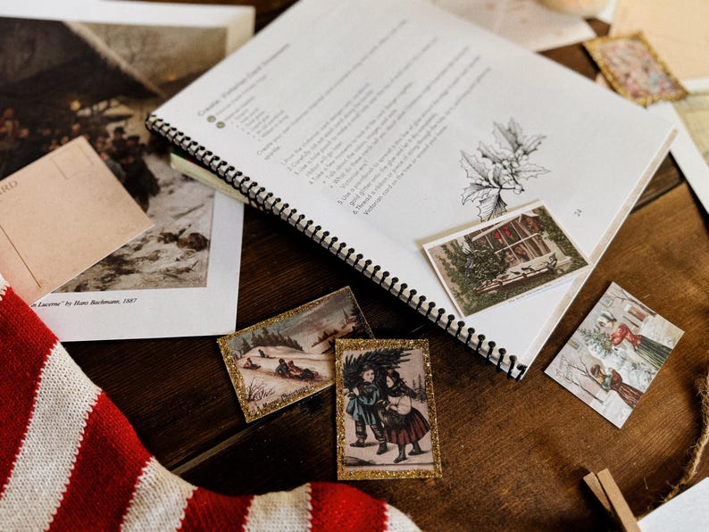 Guía de aprendizaje para las vacaciones navideñas victorianas / 5 lecciones / Estudio de unidad sobre la Navidad tradicional / Hora de la mañana / Descarga instantánea imprimible imagen 3
