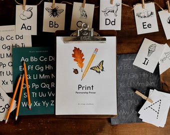 Print Penmanship Primer | Guide to Handwriting Basics | Cottage Schoolhouse Instant Download Printable