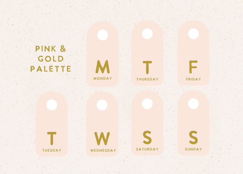 Download + Print | Hanger Tags Closet Organizing - Etsy