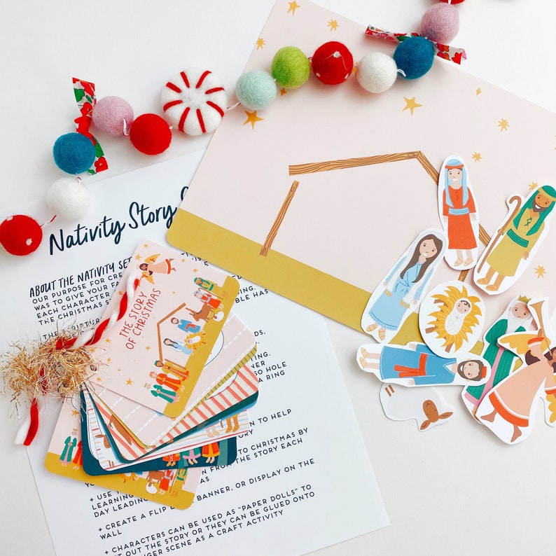 Download + Print | Nativity Story Printable Scripture Cards and ...