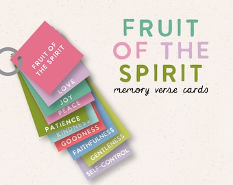 Download + Print | Fruit of the Spirit Memory Verse Booklet