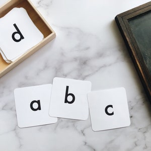 Alphabet Flashcards Printable Uppercase Lowercase Letters image 2