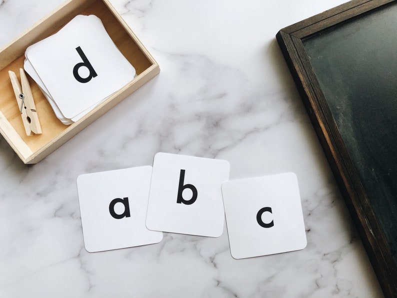 Alphabet Flashcards Printable Uppercase Lowercase Letters image 2