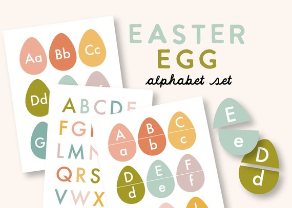 Download  Print  Egg Alphabet Early Learning Activities