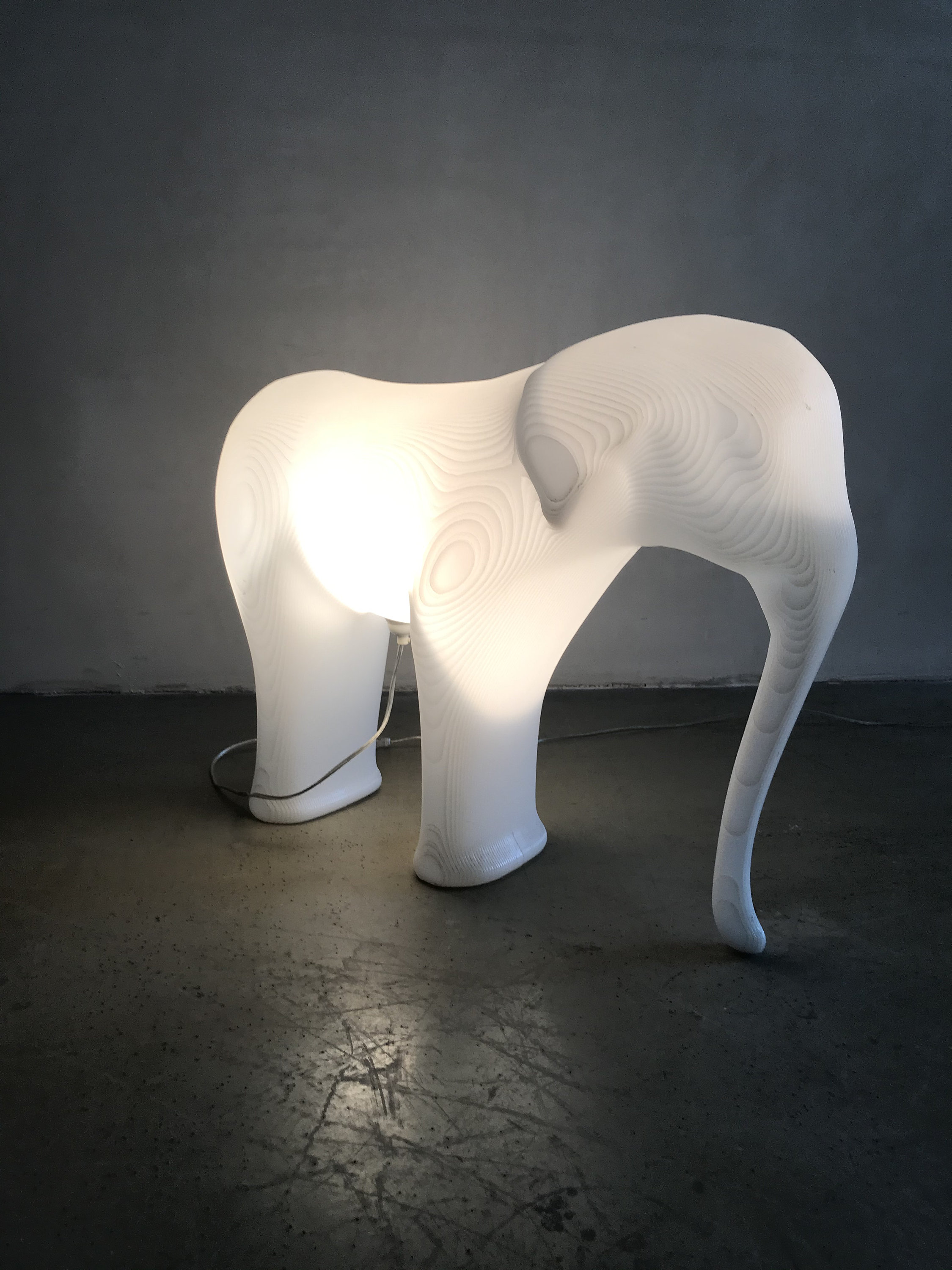 Dutch white elephant lamp by Richard Hutten for Gispen The Etsy