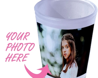Custom Photo Shot Glass | Personalized Birthday Drinking Glass Gift