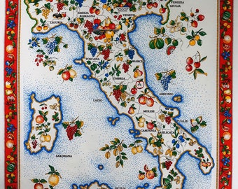 Italian Tea Towel Etsy
