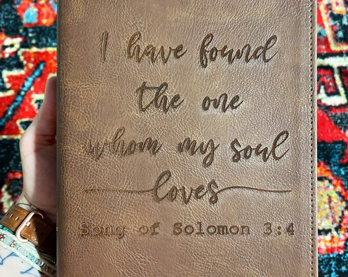 Custom Engraved Bible Etsy