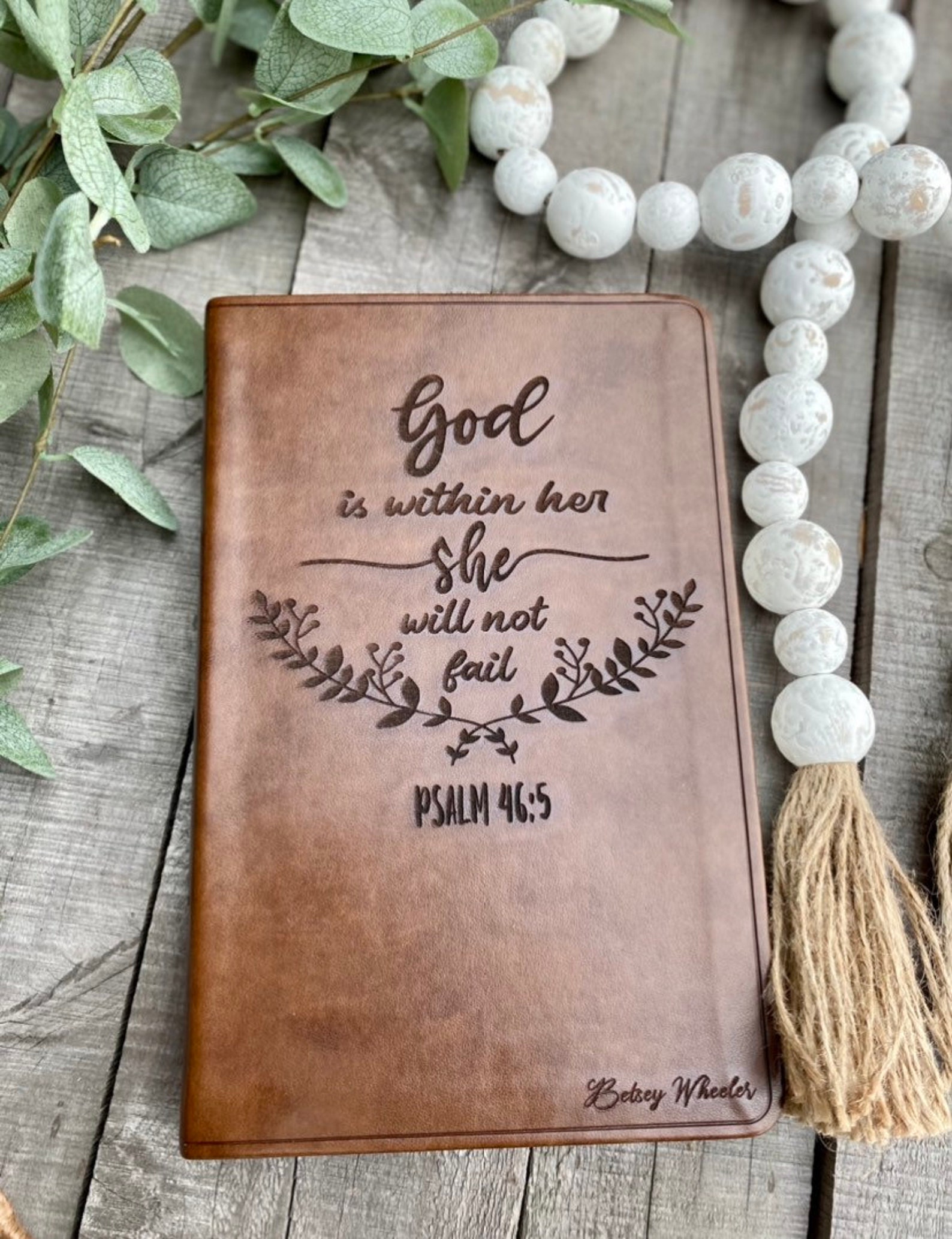 Custom Laser Engraved Bible Etsy
